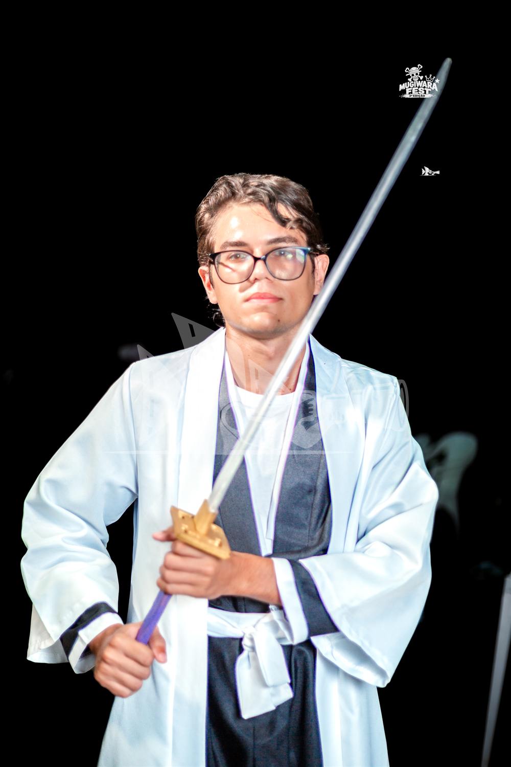 Cosplay de Sōsuke Aizen no Mugiwara Fest