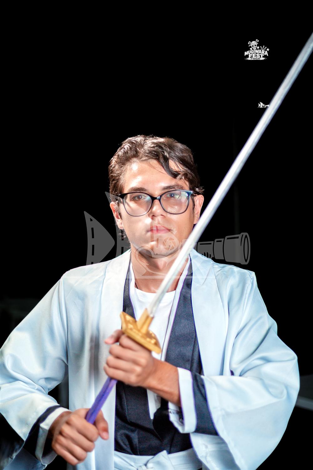 Cosplay de Sōsuke Aizen no Mugiwara Fest