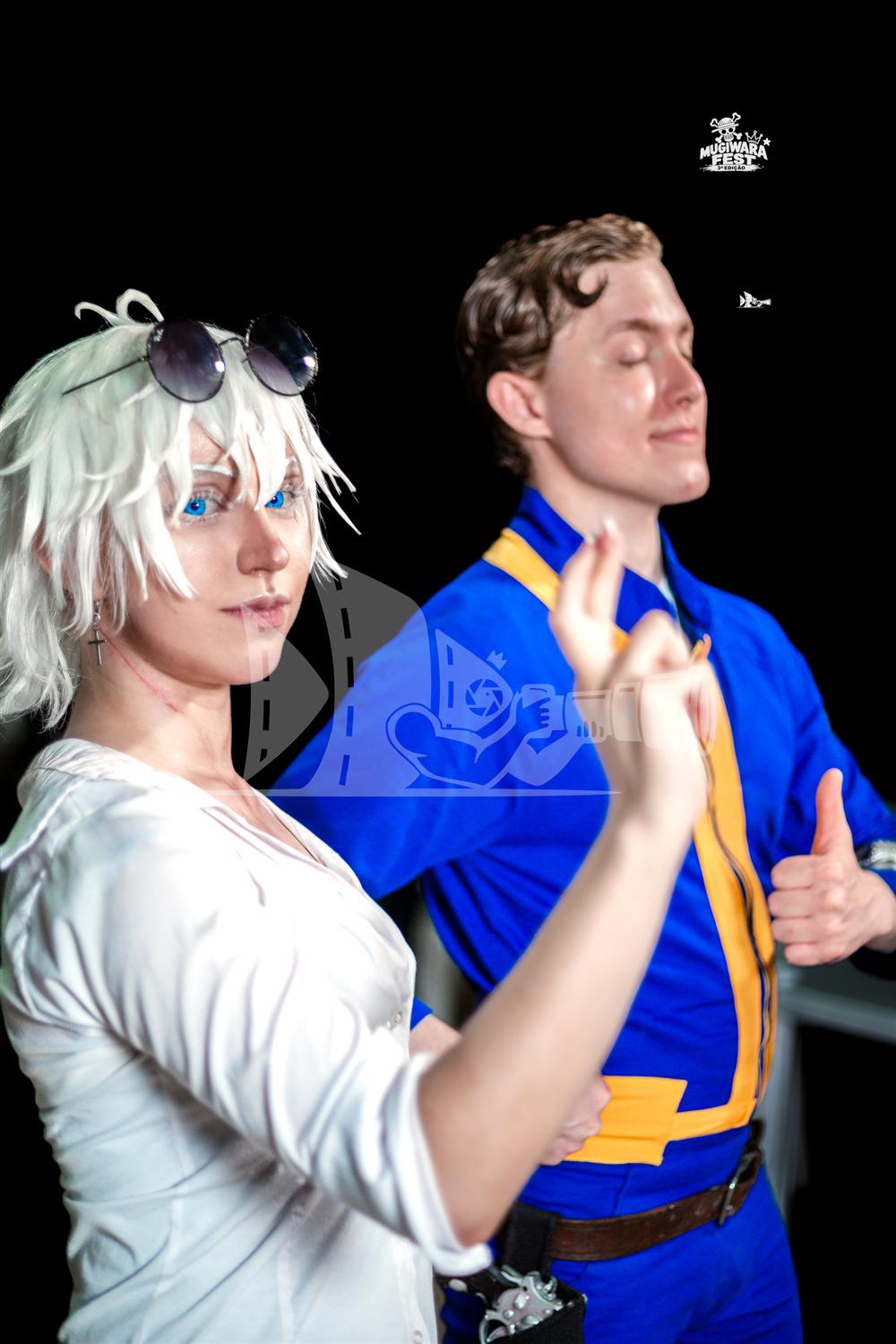 Cosplay de Fallout e Gojo no Mugiwara Fest