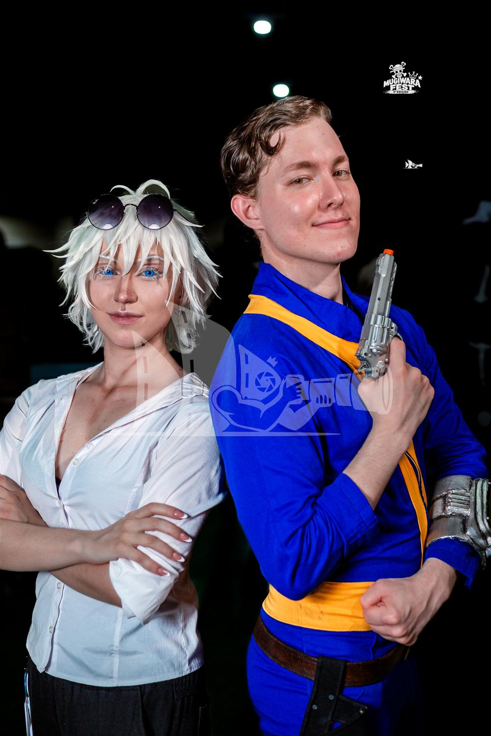 Cosplay de Fallout e Gojo no Mugiwara Fest