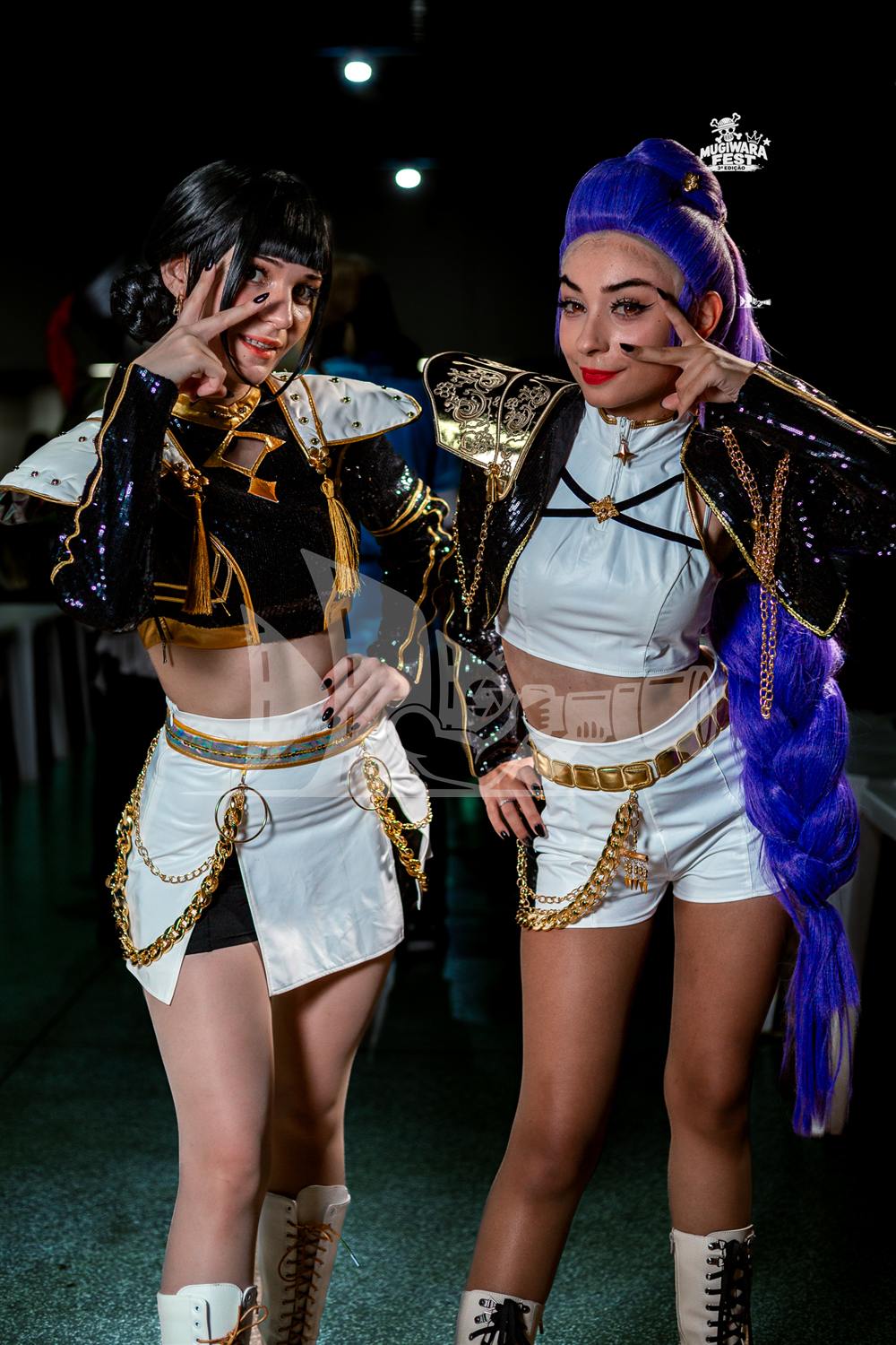 Cosplay de Rumi e Zoey no Mugiwara Fest