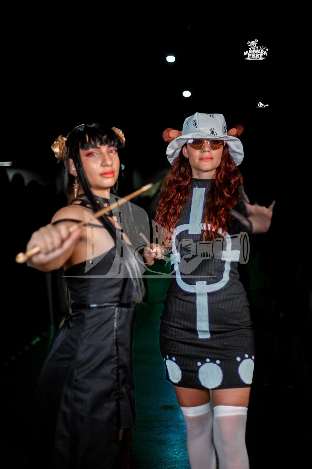Cosplay de Yor e Bartholomew Kuma no Mugiwara Fest