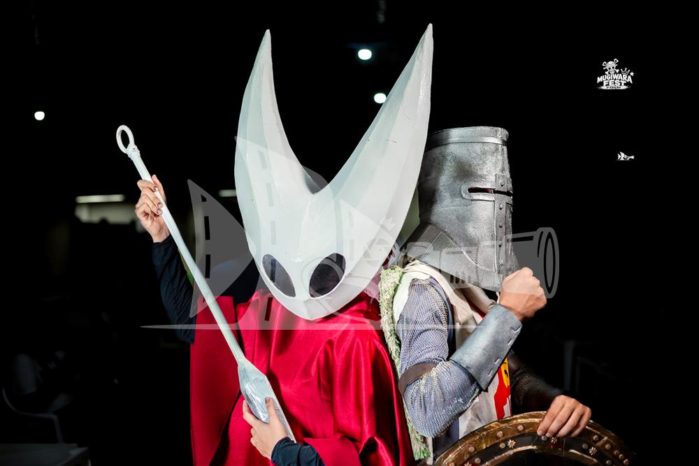 Hornet e Solaire de Astora no Mugiwara Fest
