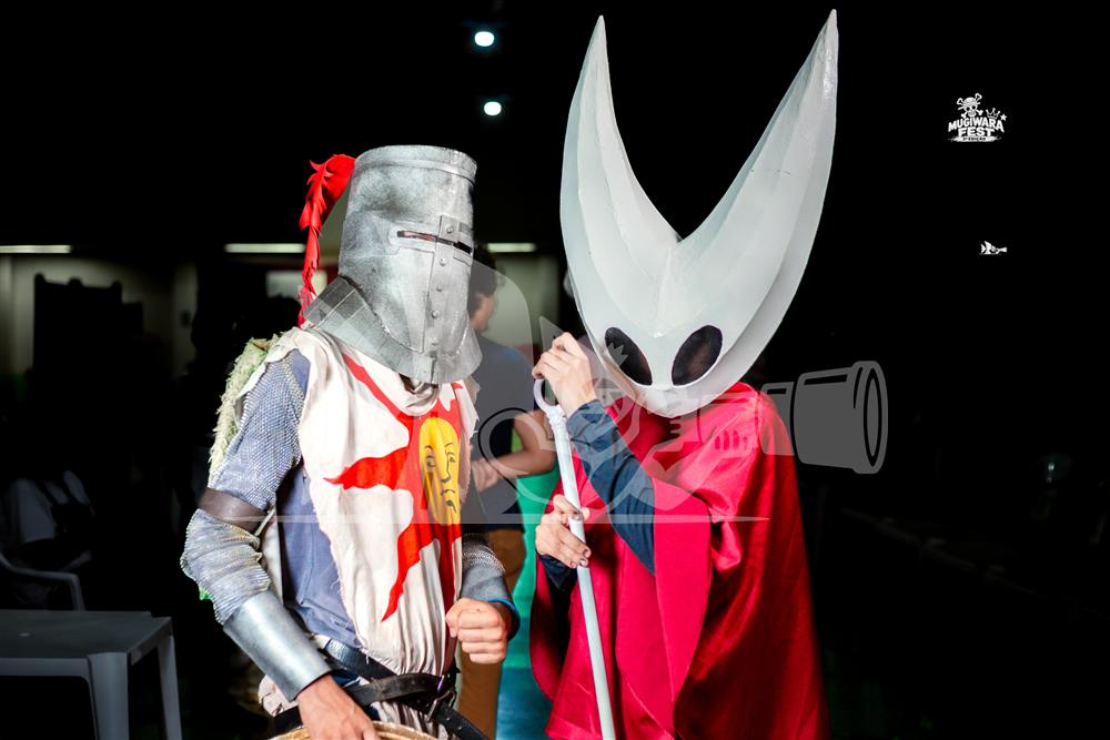 Hornet e Solaire de Astora no Mugiwara Fest