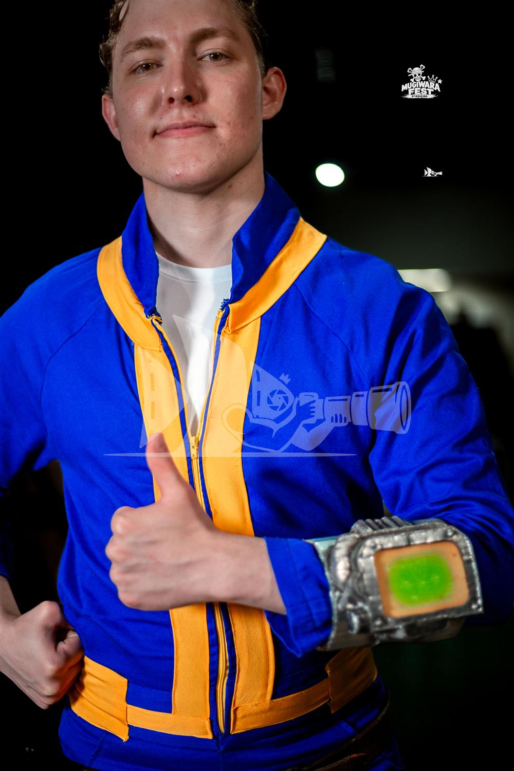 Cosplay de Fallout (morador do Vault) no Mugiwara Fest