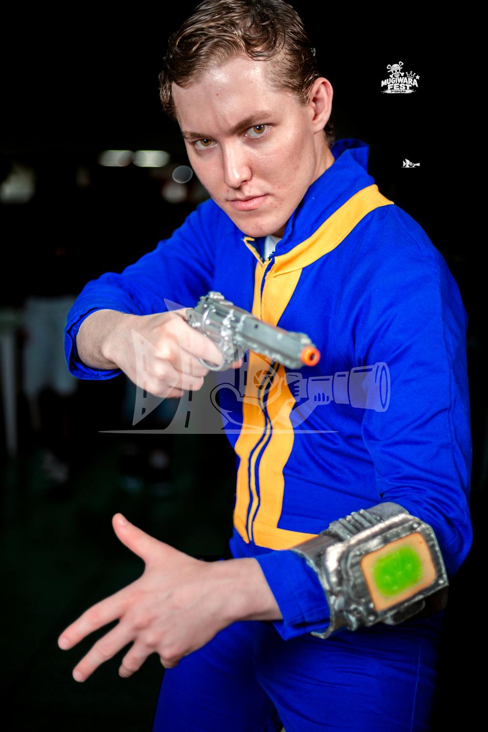 Cosplay de Fallout (morador do Vault) no Mugiwara Fest