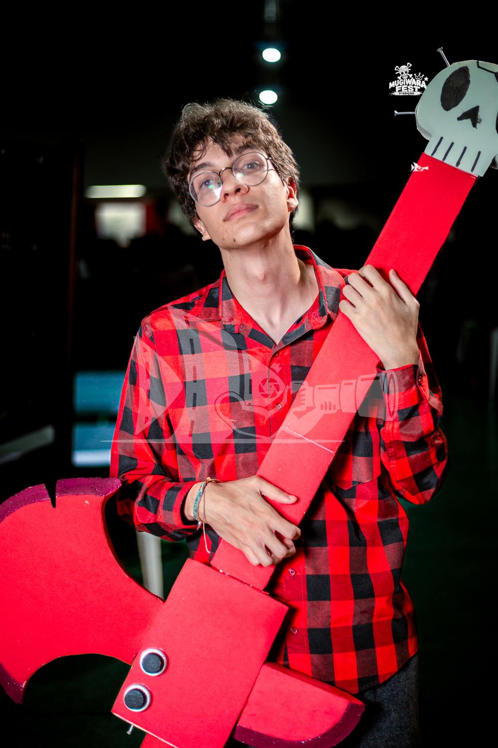 Cosplay de Marceline (Hora de Aventura) no Mugiwara Fest