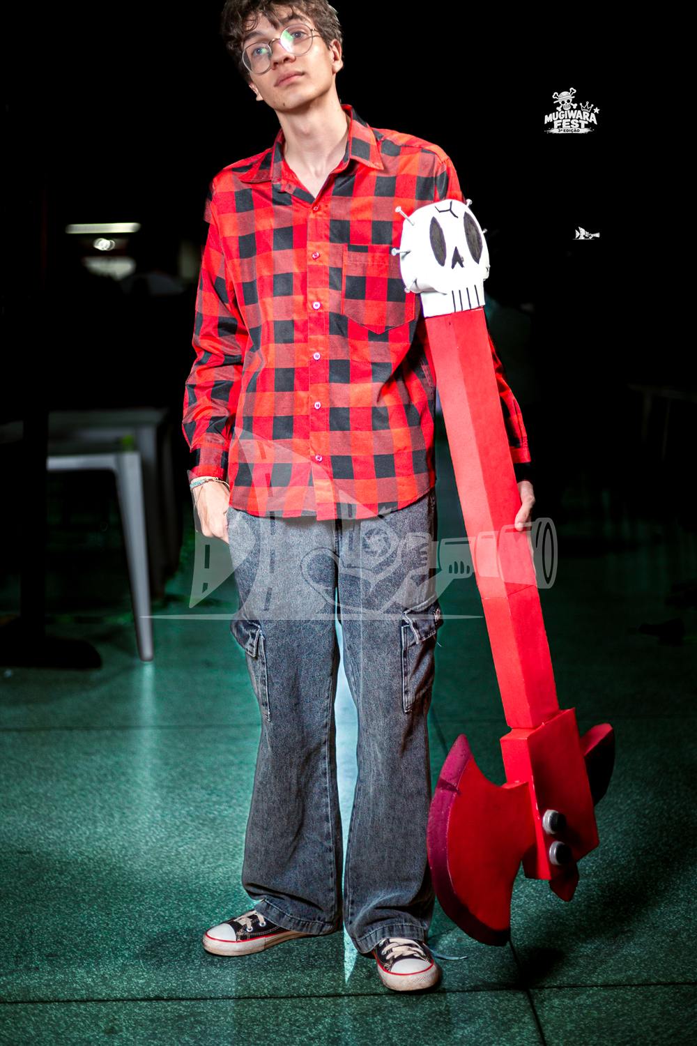Cosplay de Marceline (Hora de Aventura) no Mugiwara Fest