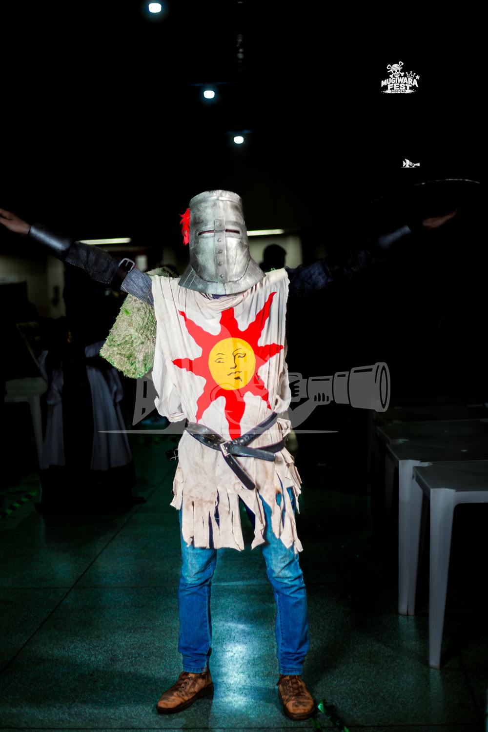 Cosplay de Solaire de Astora (Dark Souls) no Mugiwara Fest