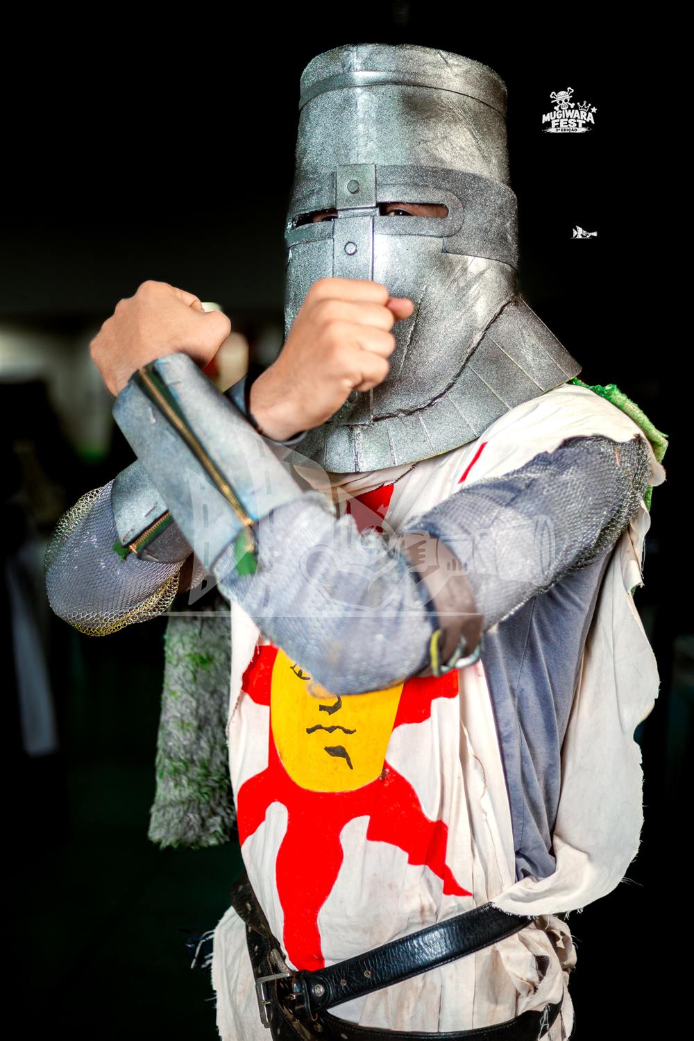 Cosplay de Solaire de Astora (Dark Souls) no Mugiwara Fest