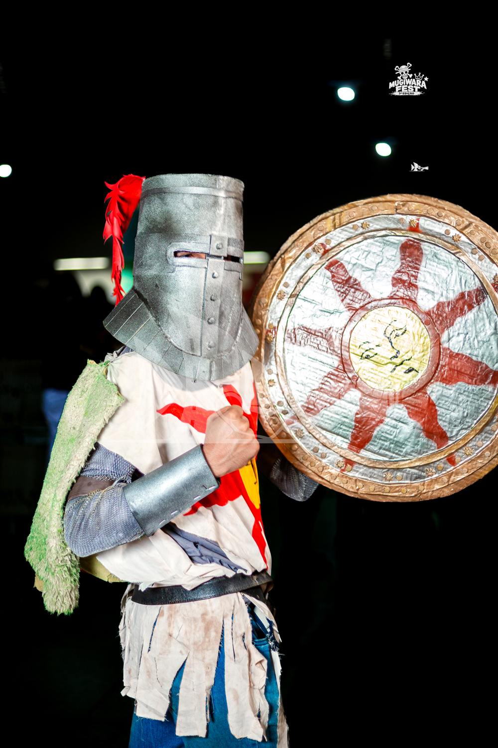 Cosplay de Solaire de Astora (Dark Souls) no Mugiwara Fest
