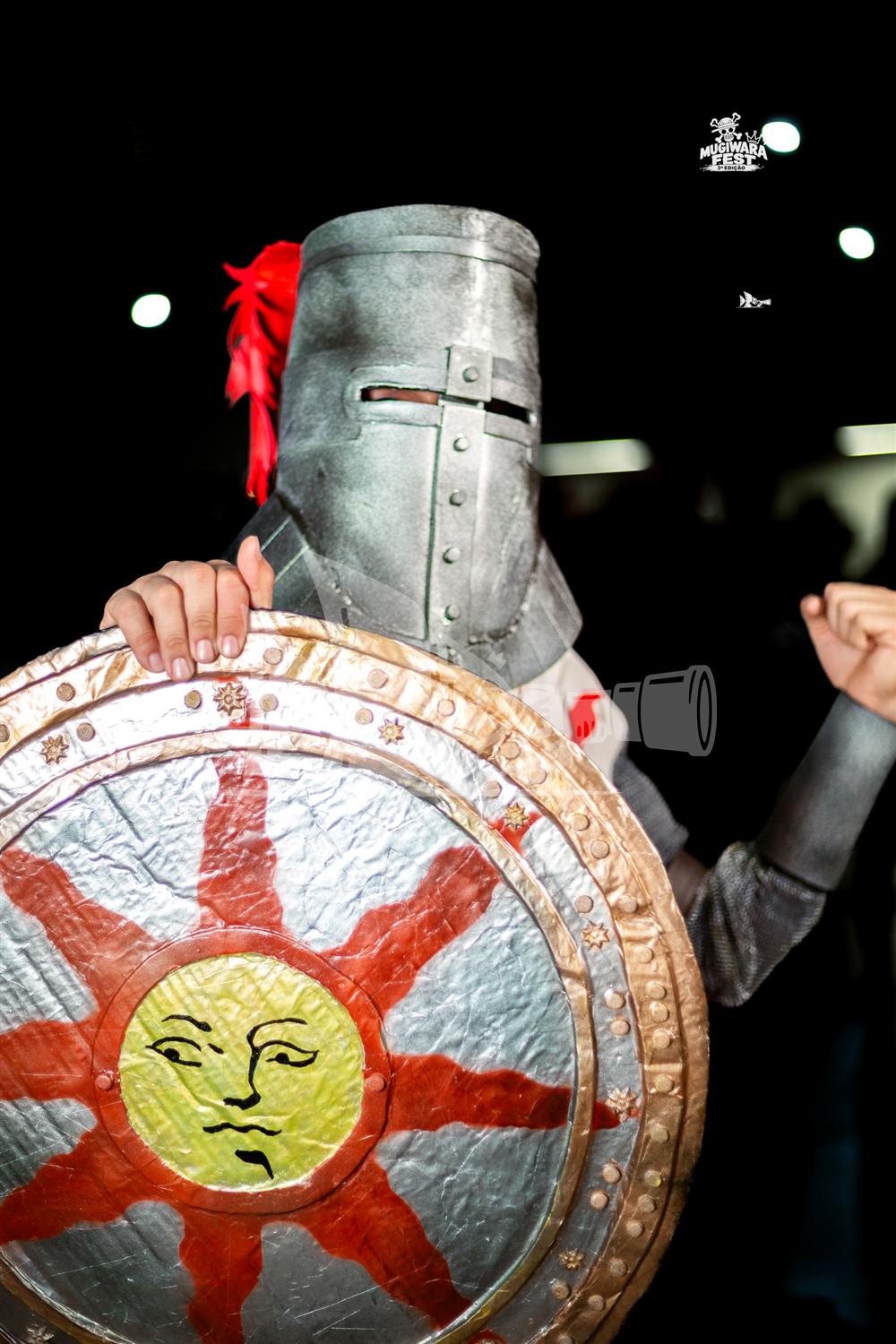 Cosplay de Solaire de Astora (Dark Souls) no Mugiwara Fest